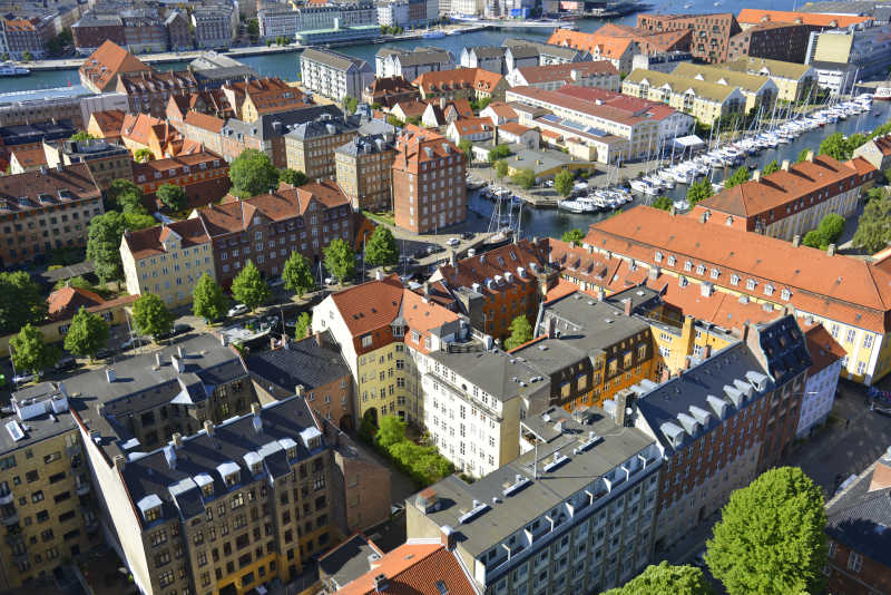 丹曼的哥本哈根城市独特风景