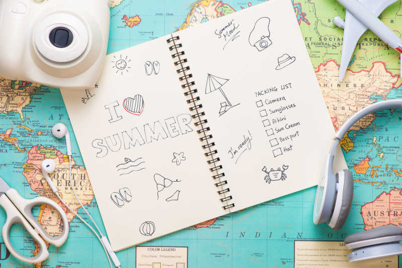 写在笔记本上的概念旅游