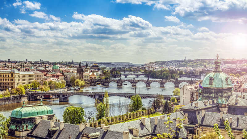 布拉格捷克共和国部分独特风景