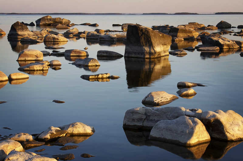 芬兰岩石海岸