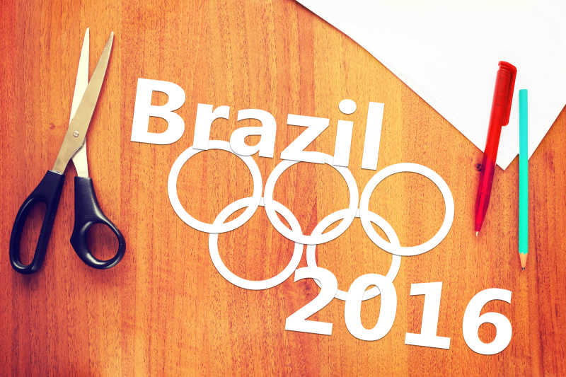 巴西奥运概念形象的抽象
