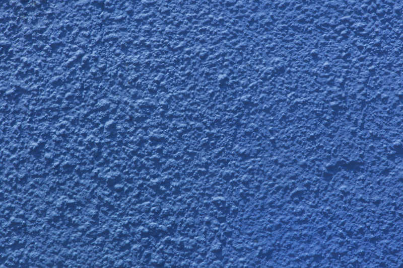 被涂上蓝色油漆的墙