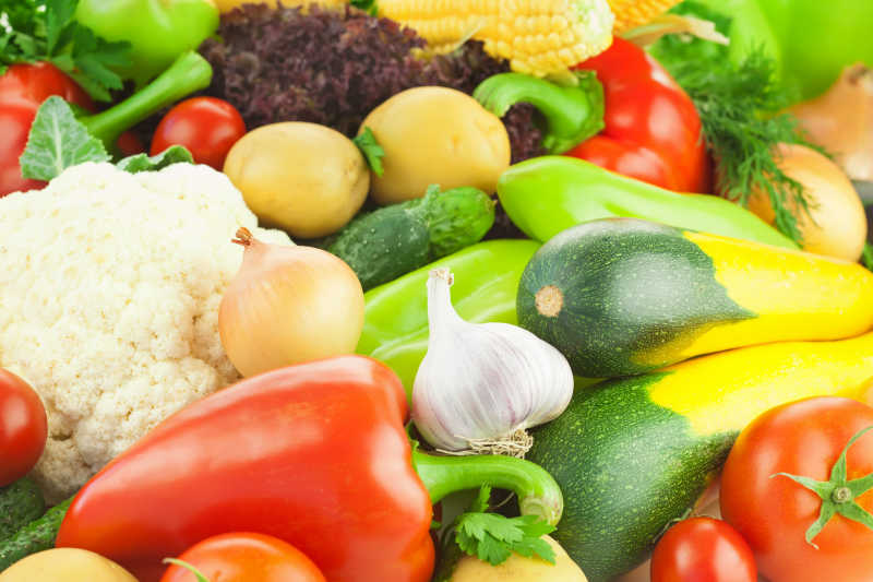 新鲜健康的有机蔬菜