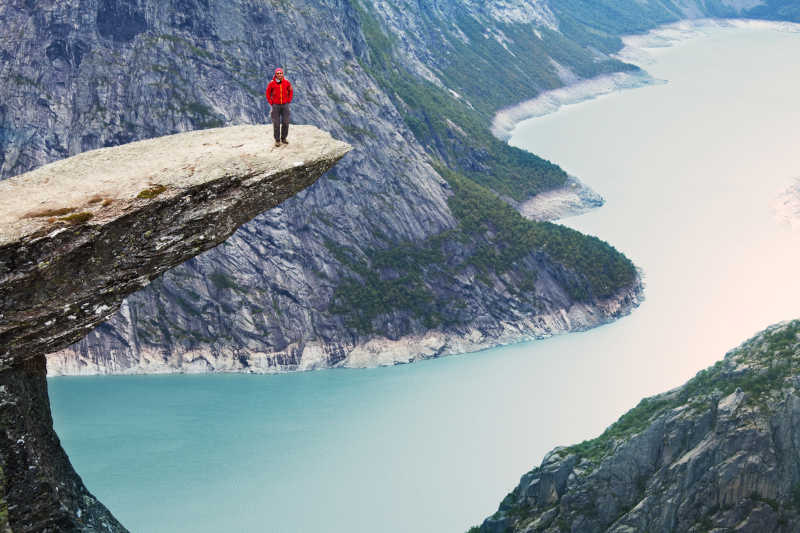 挪威独特自然风景