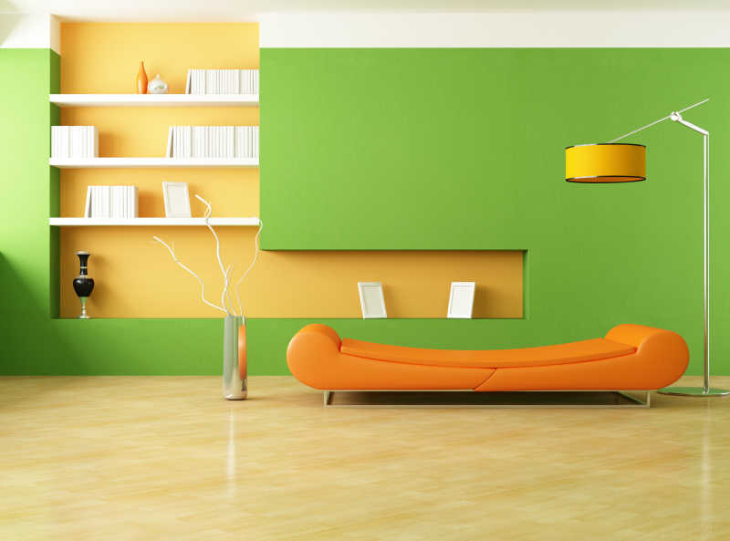 现代客厅绿色设计家具