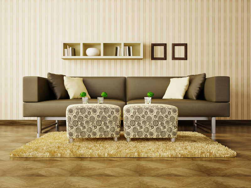 现代客厅室内家具