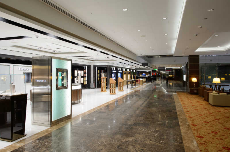 迪拜机场候机大厅内部装修