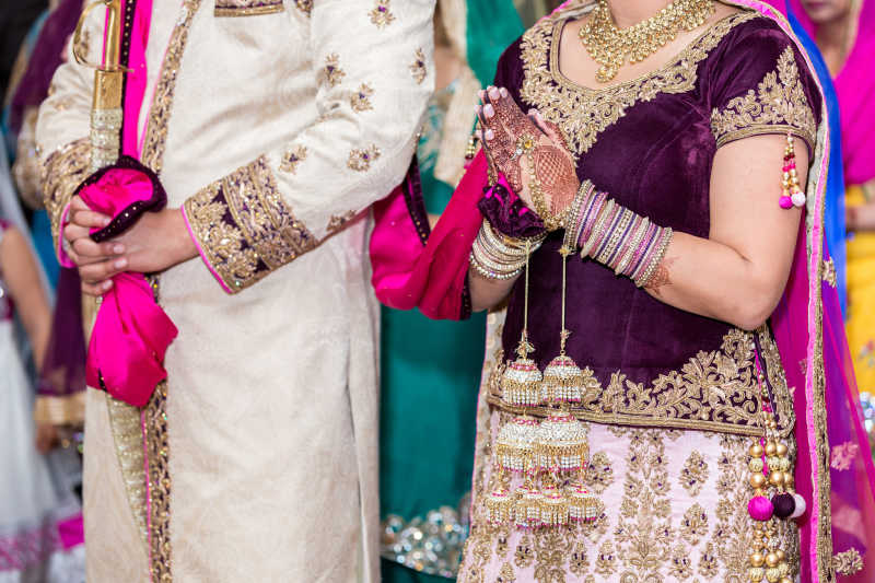 印度婚礼新娘新郎