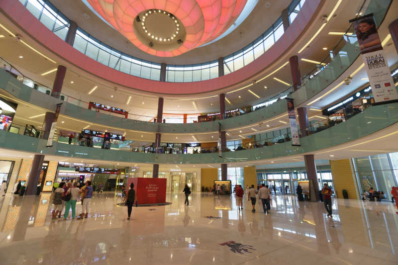 迪拜购物中心大厅