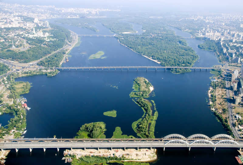 乌克兰首都基辅空中视图