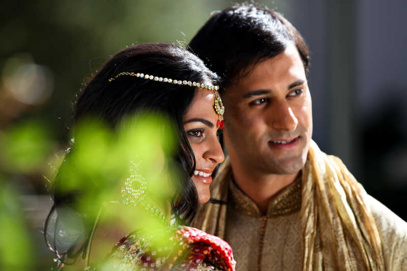 印度的新娘与新郎
