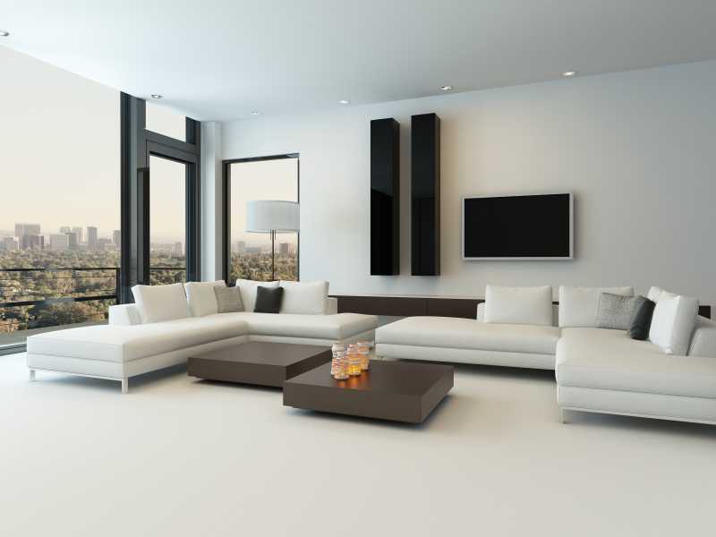 现代木制简约客厅沙发设计