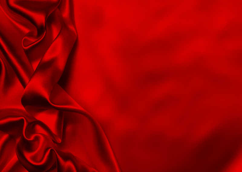 红色背景红色丝绸