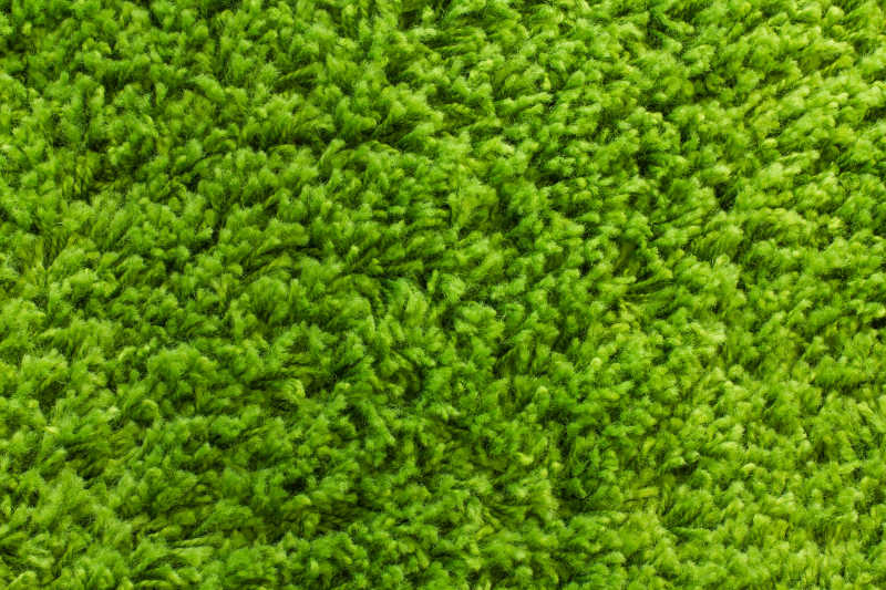 绿色的地毯特写