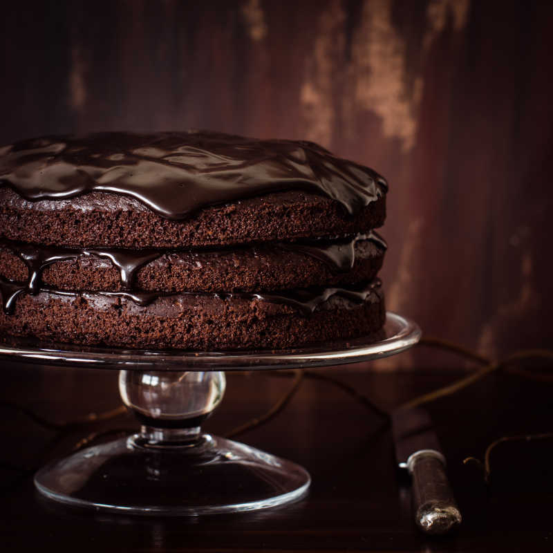 美味素食巧克力蛋糕