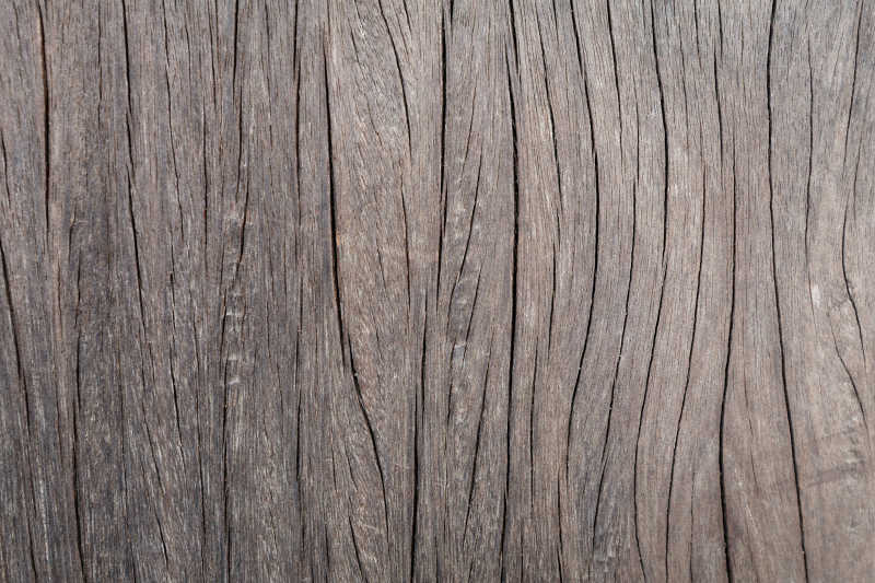 木头表面的裂纹