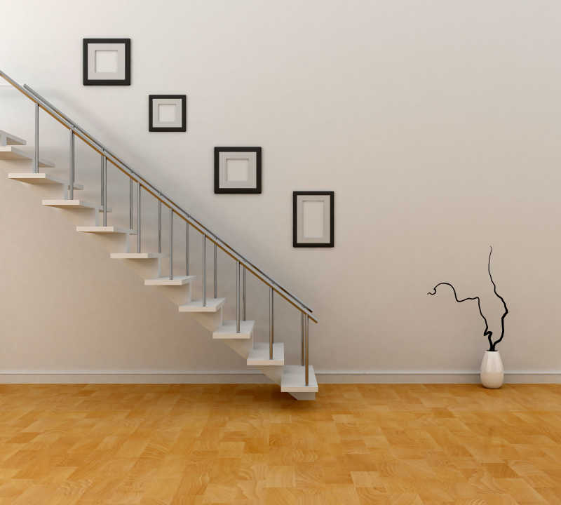 楼梯与相框完美的结合
