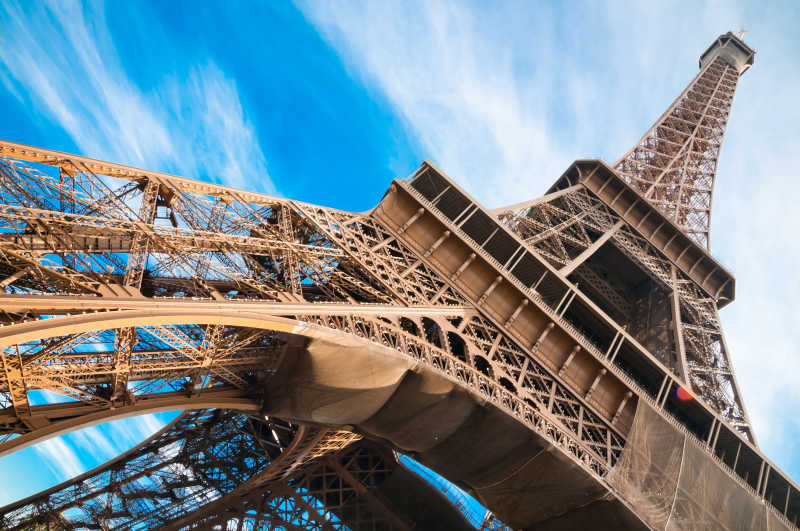 法国巴黎著名埃菲尔铁塔