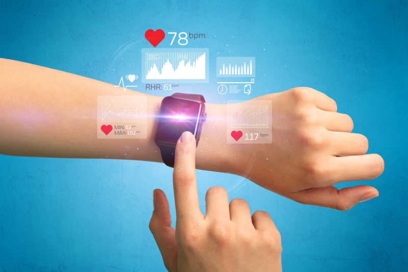 智能手表和健康应用图标