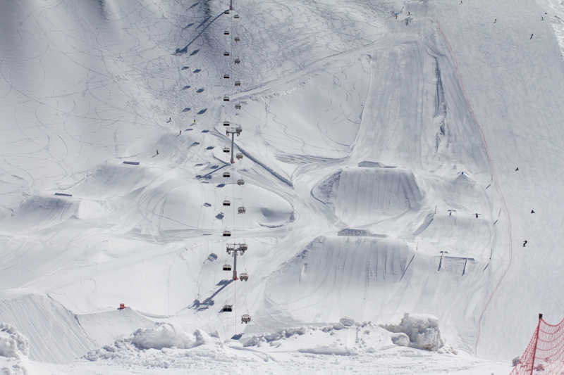 俄罗斯大型滑雪场
