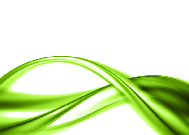绿色抽象线条