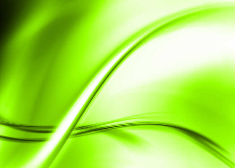 绿色的抽象线条画