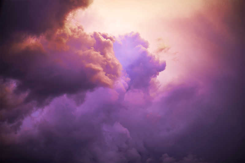 多彩的云背景