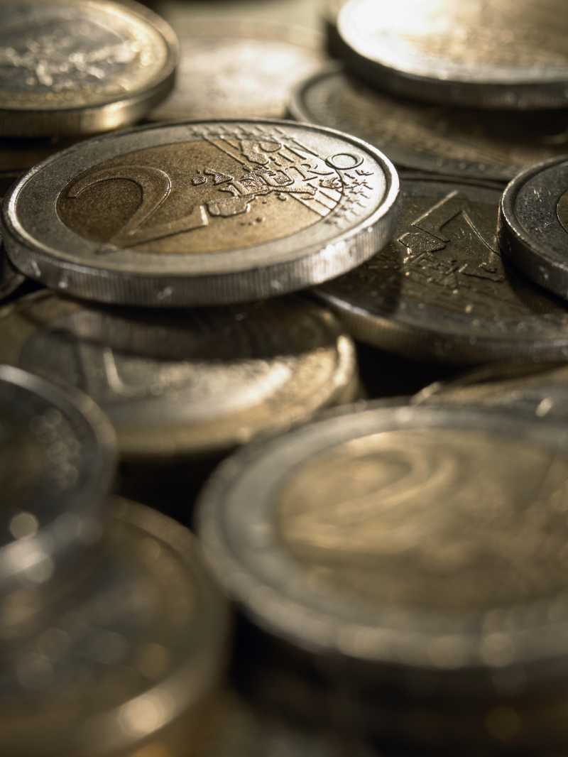 老式欧元硬币