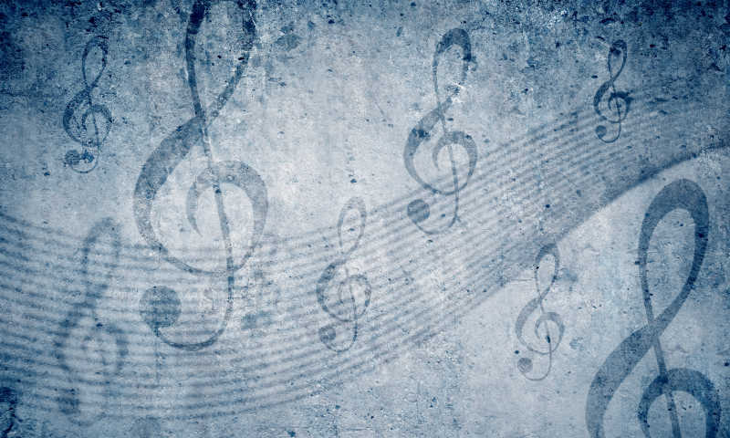 壁纸上的音乐符号