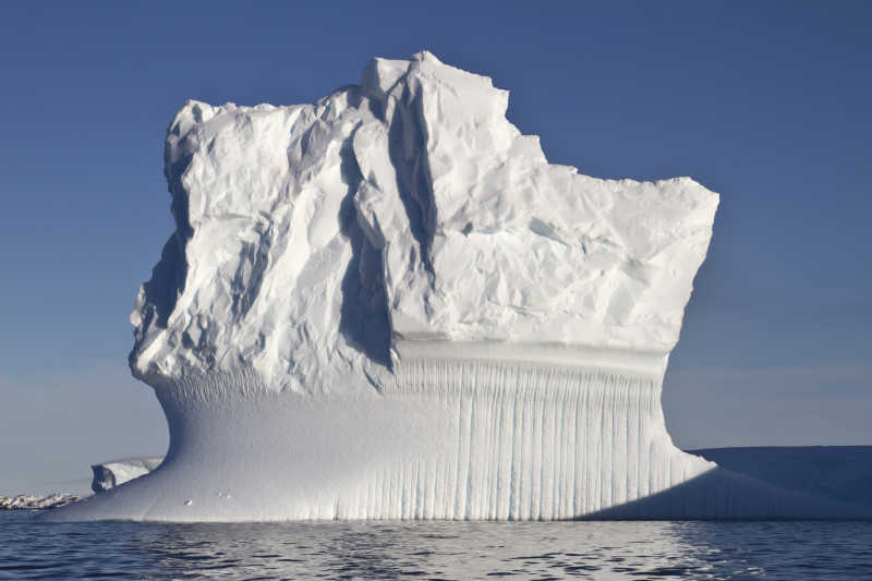 漂浮的南极冰山