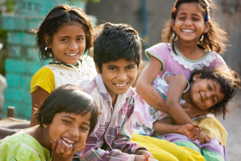 印度的农村孩子