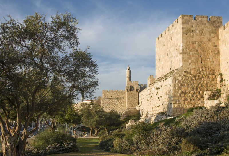 以色列老城耶路撒冷大卫城塔