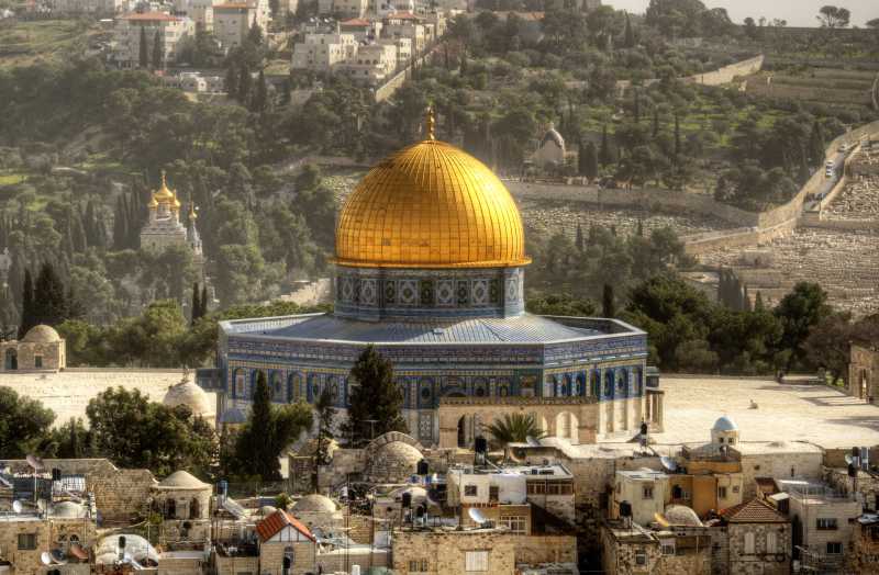 耶路撒冷以色列的岩石圆顶