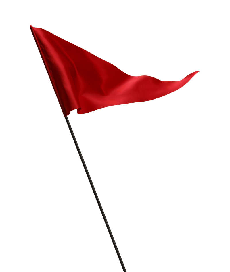 红色三角旗