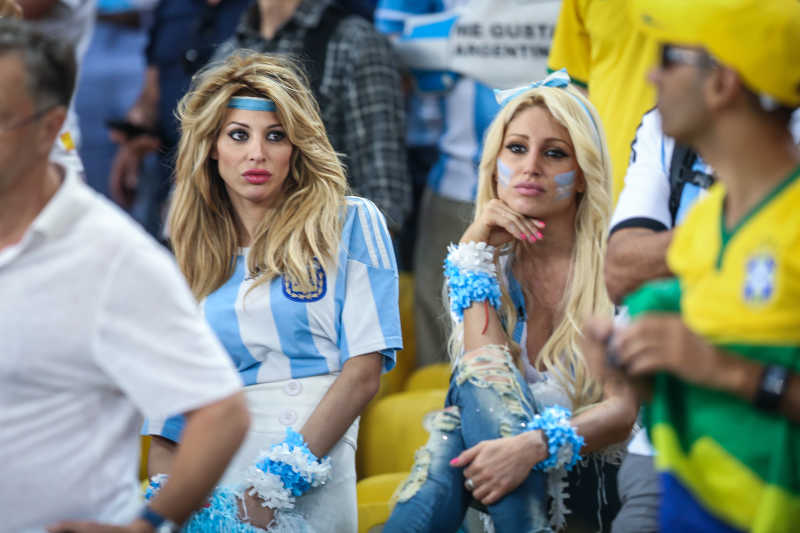 失望的阿根廷球迷