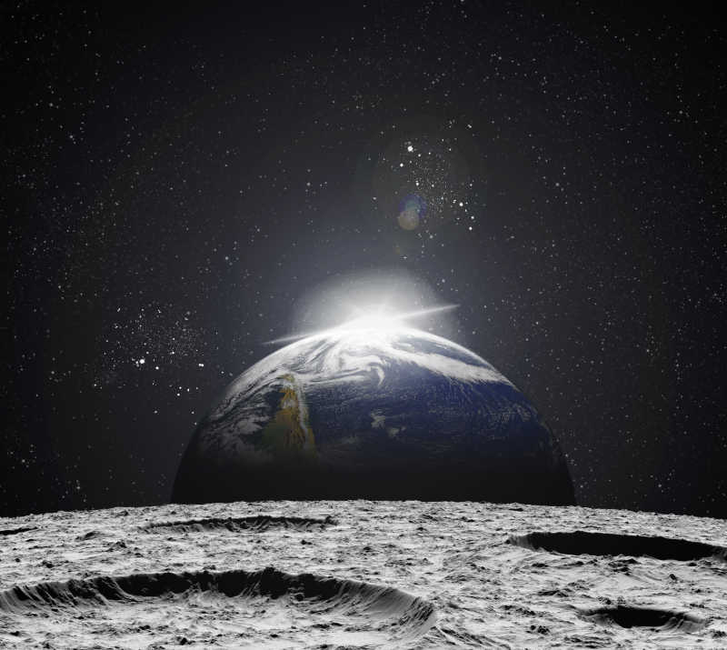 月球地球太阳一条线