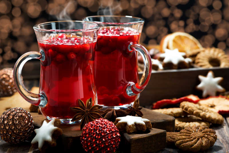 圣诞热蔓越莓茶