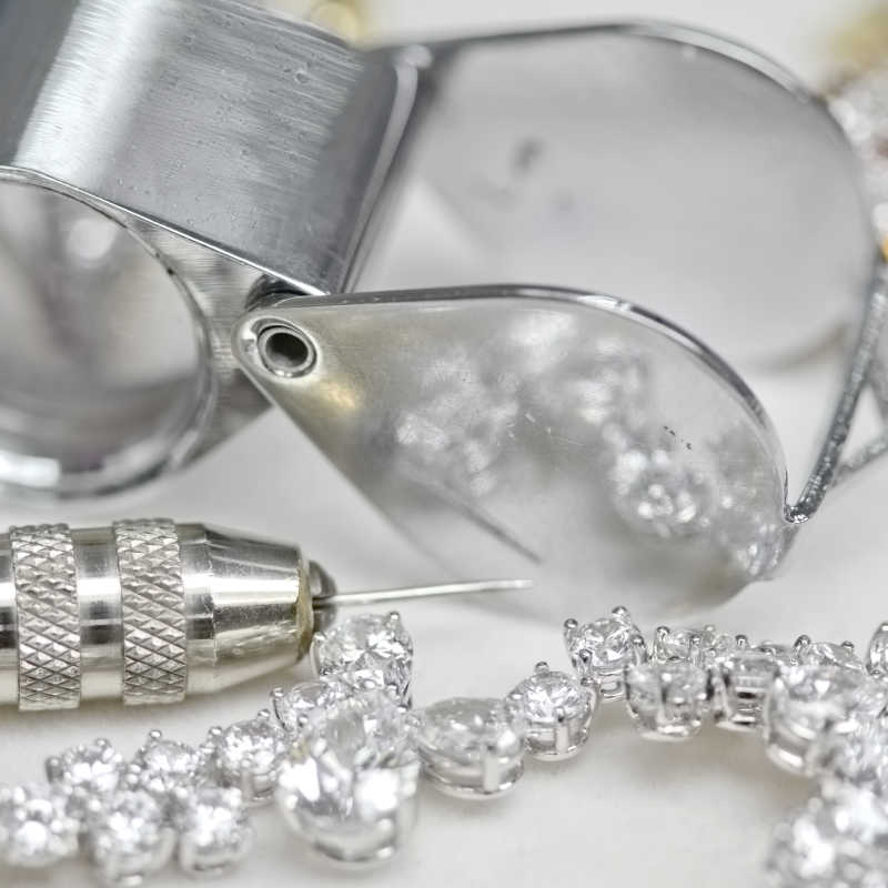 钻石和珠宝手镯修复工具（放大镜钳）