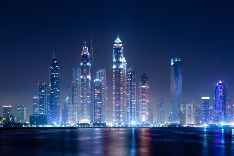 迪拜的大楼