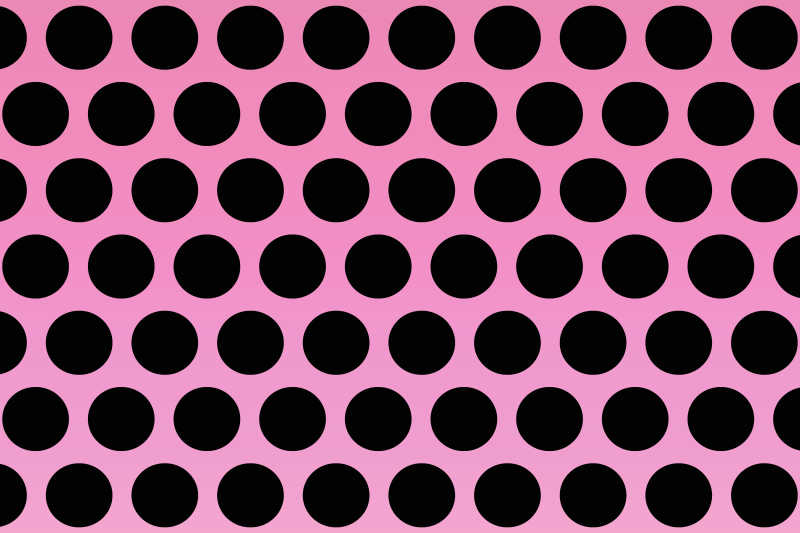 许多黑色圆点与粉色背景