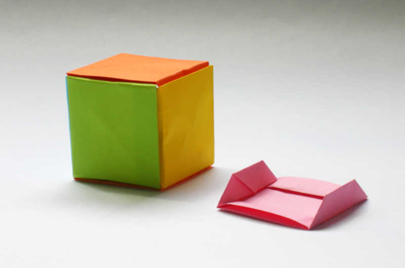 立体方块折纸
