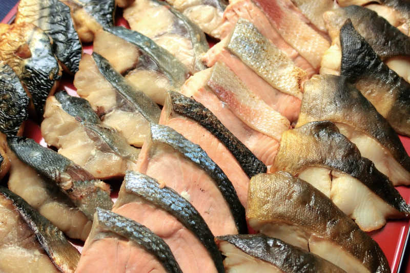 烤鲑鱼肉