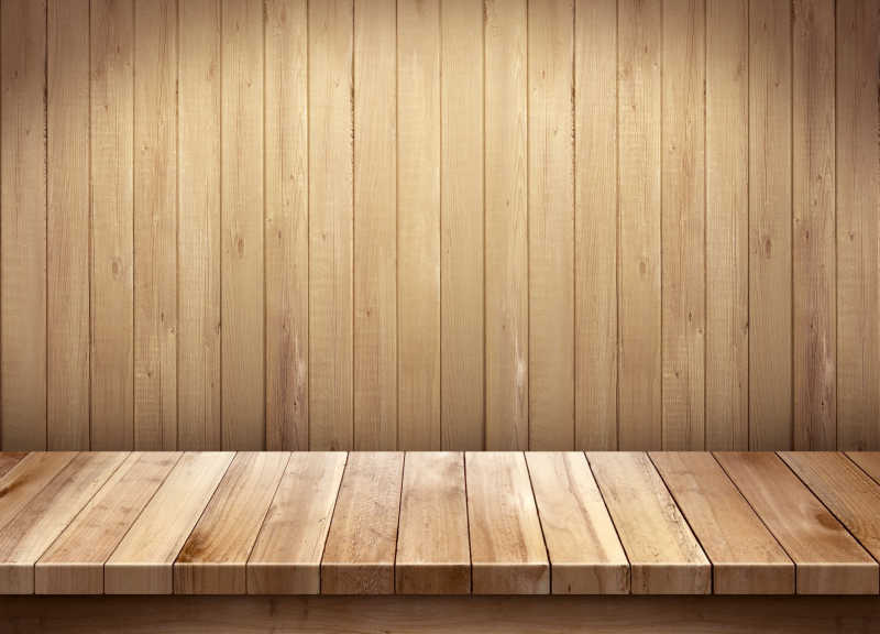室内木制背景下的空木桌图片素材 空木桌和墙壁背景图案素材 Jpg图片格式 Mac天空素材下载