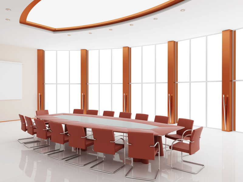 简洁优雅的会议室