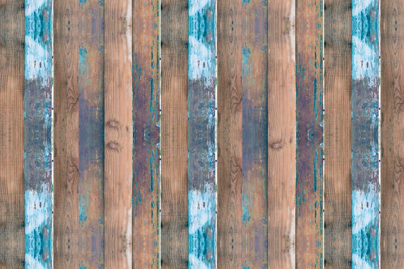 蓝色漆的木板背景