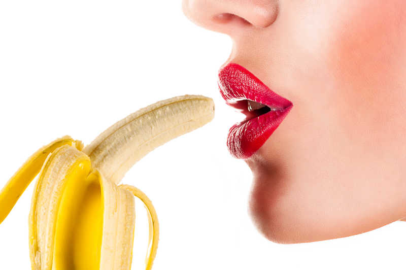 吃香蕉的性感女人