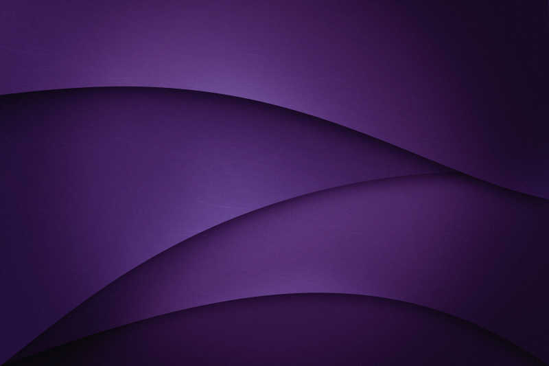 紫色曲线层叠渐变背景