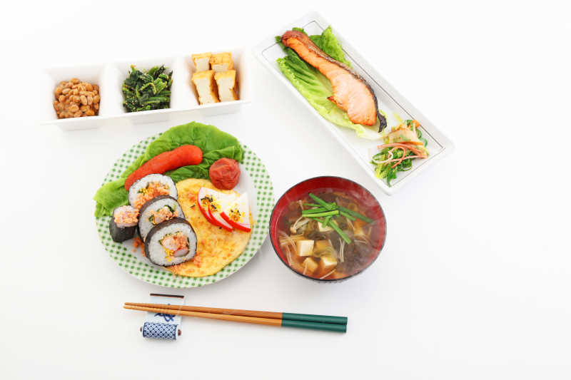 健康营养的日式料理