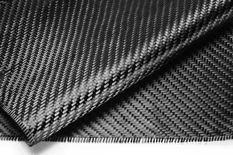 碳纤维布的纹理细节