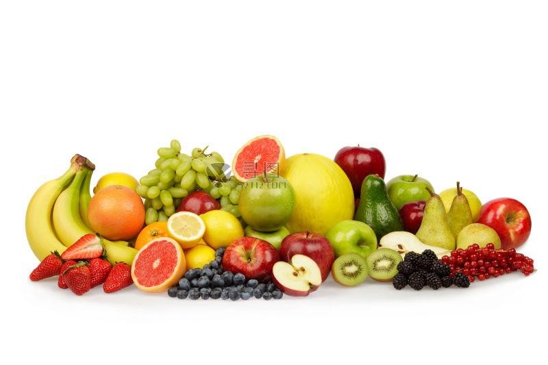 健康的什锦水果